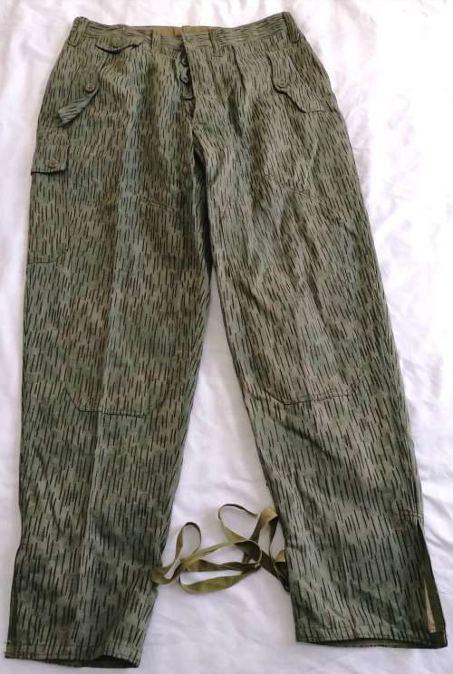 East German Strichtarn Raindrop Pattern Camo Trousers