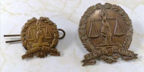 SA Corps of Military Police Badge Set