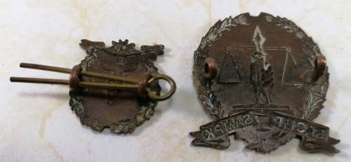 SA Corps of Military Police Badge Set