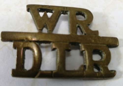 Witwatersrand Rifles / De La Rey Regiment Beret Badge - WW2 Era
