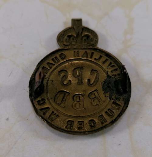 Civilian Guard / Burger Wag Badge