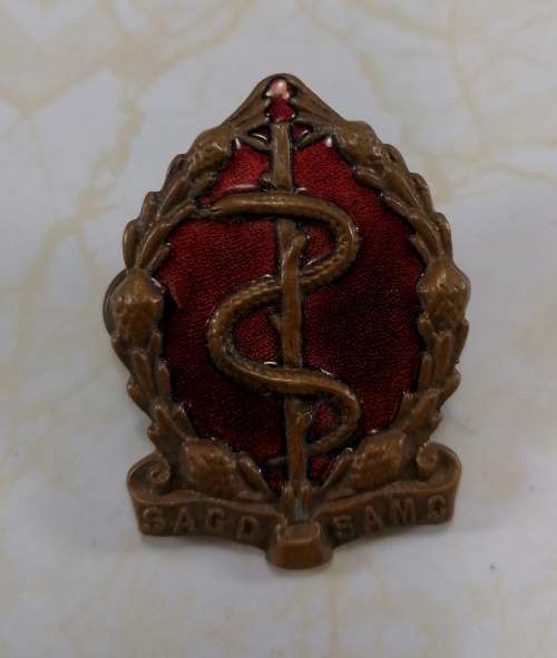 S.A. Medical Corps Cap/Beret Badge