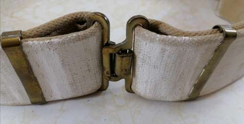 Ceremonial Webb Belt and Bayonet Frog.