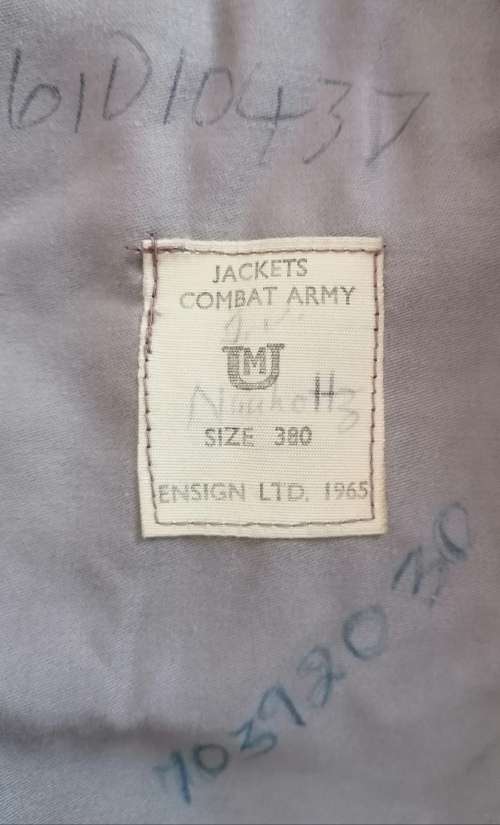 SADF Era Army Combat `bunny` Jacket