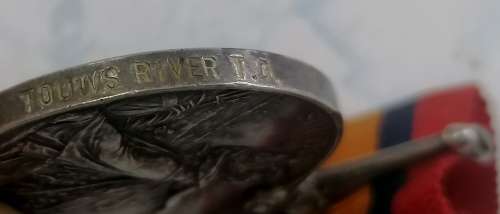 Boer War - Queen`s South Africa Medal - Touws River T.G.