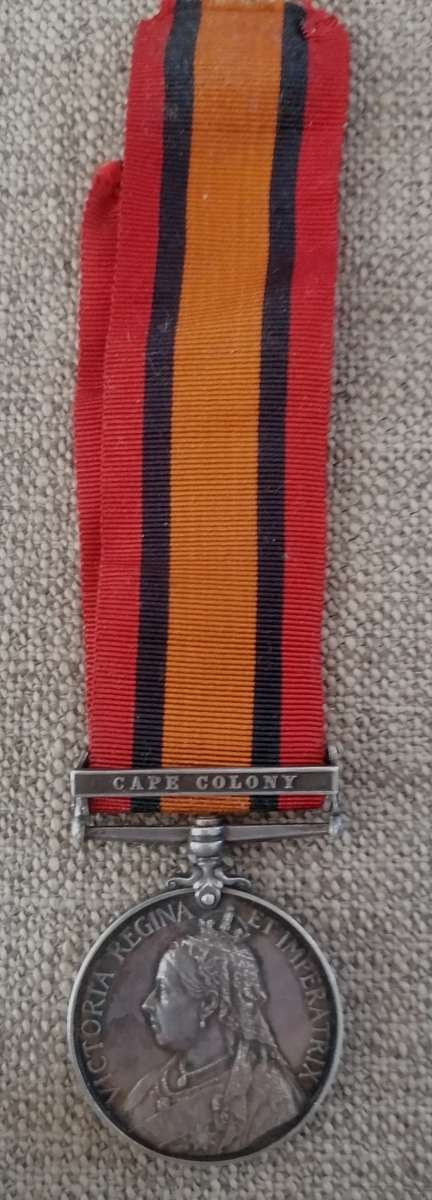 Queen`s South Africa Medal Boer War Era - ` Ghost`