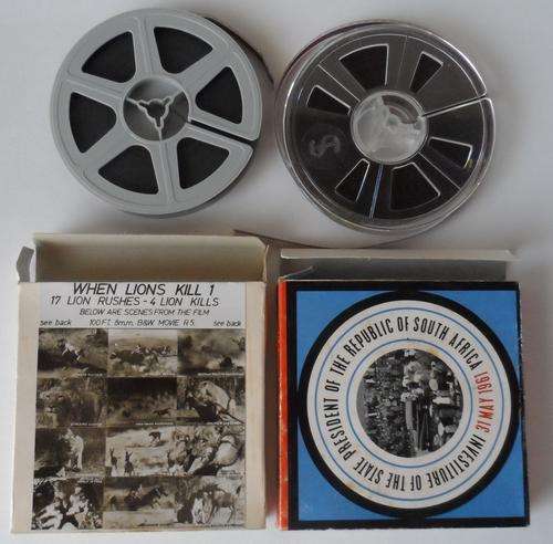 8mm Movies x2 - Boxed B&W