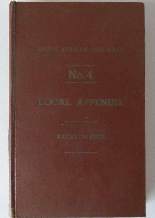 South African Railways - Local Appendix - Natal System