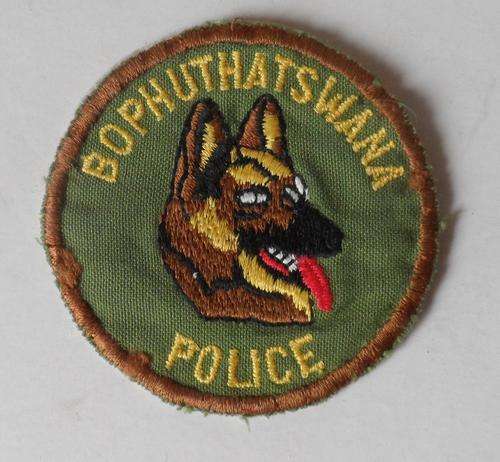 Bophuthatswana Police Dog Unit Badge