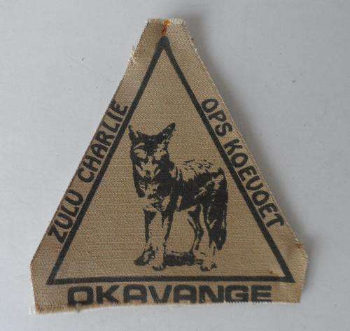 Koevoet SWA Okavange Zulu-Charlie Ops Arm Patch
