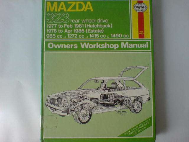 MAZDA 323 WORKSHOP MANUAL