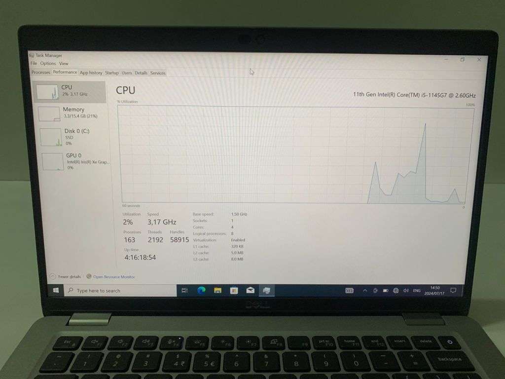 Dell Latitude 5420 14-inch TouchScreen Core i5-1135G7 (11th Gen) 16GB RAM 256GB SSD-GRADE A PREOWNED