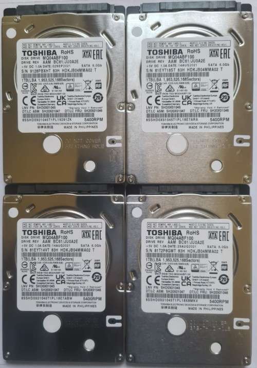 ON SPECIAL 1TB 2.5` INTERNAL HDD TOSHIBA/WD/SEAGATE