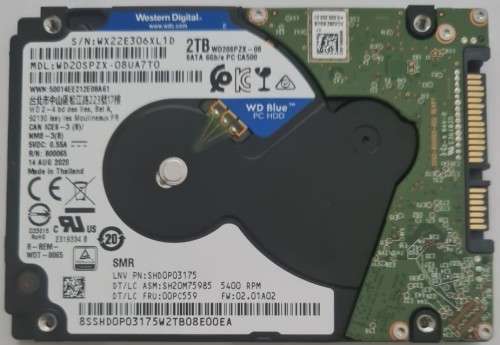 2TB 2.5` Internal Hard Drive