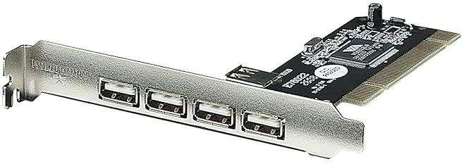 Manhattan Hi-Speed 5 Port(4+1) USB 2.0 PCI Card, 171557