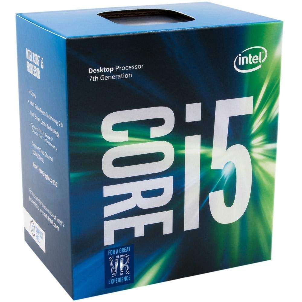 Intel Core i5 7400 - LGA1151-7th Gen Processor (3.0Ghz Upto 3.5GTurbo, 6MB Cache) + Cooler