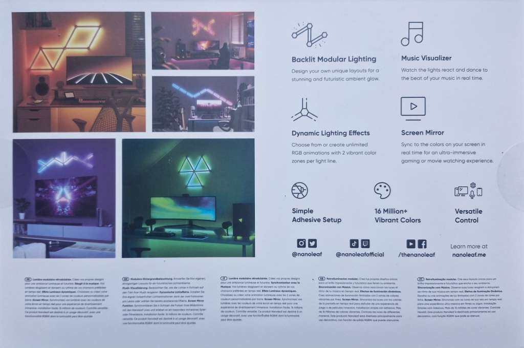 Nanoleaf Lines Light Bar - 9 Panel Starter Kit NL59-K-0002LW-9PK-EU