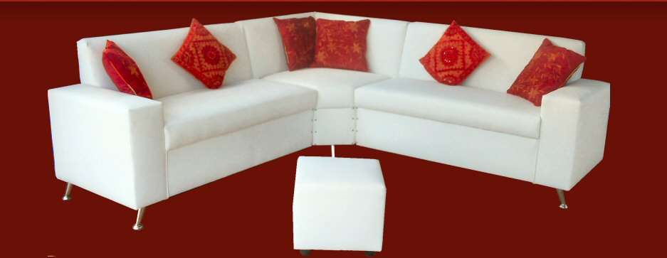 Christi Corner Lounge Suite(5 Seater - PU Leather) + 2 Free Ottomans(Value R500)