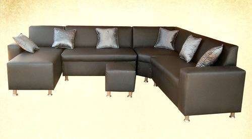 Corner Lounge Suite(7 Seater "L" Shape + Corner Seat) + 2 Free Ottomans(Value R600)