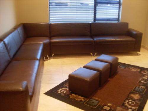 Corner Lounge Suite(9 Seater-"L" Shape)+ 2 Free Ottos