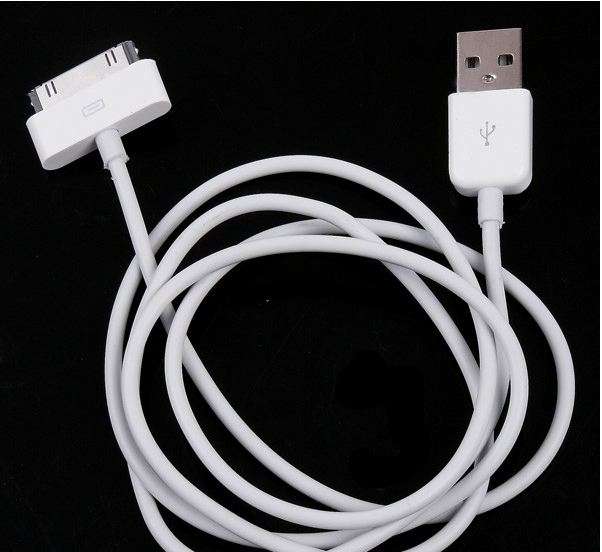 2 in 1 USB Charging Data Sync Charger Cable for iPhone 3G 3GS 4 4S iPod