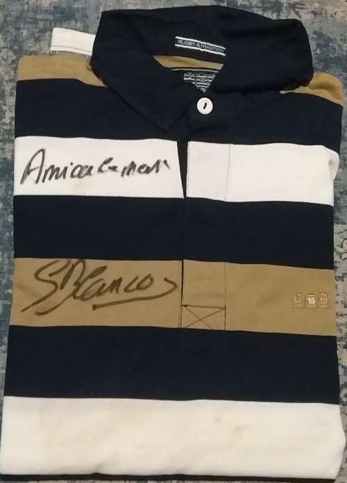 Serge Blanco Golf Shirt - Signed