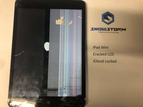 iPad Mini *Cracked LCD* iCloud Locked* Parts or Repair