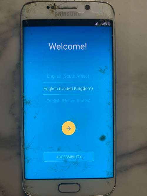 Samsung galaxy S6 edge 64GB *Cracked Glass*