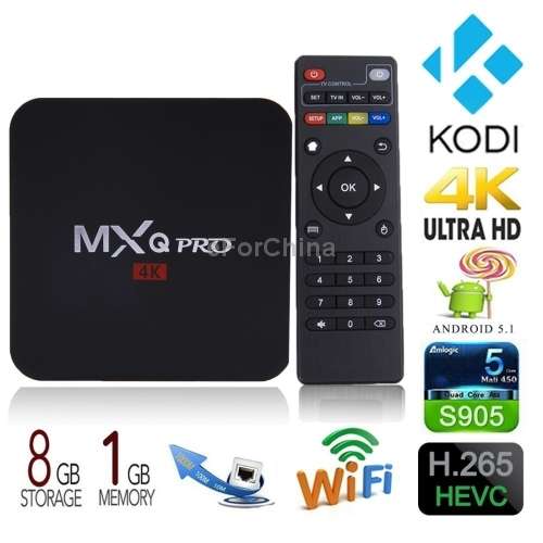 UHD Smart TV BOX  MXQ PRO 4K Android 5.1