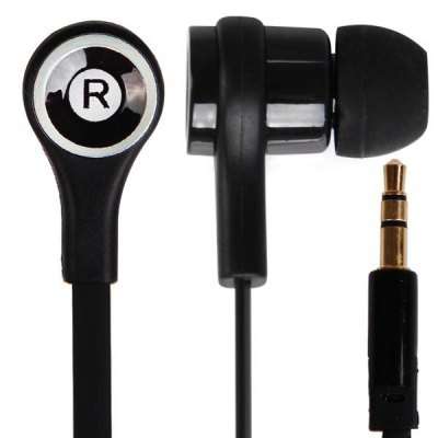 SMZ610 Super Bass 3.5mm Plug Stereo In-ear Earphones  -  BLACK