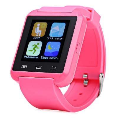 * LOCAL STOCK* U8S Smart Bluetooth Watch - PINK