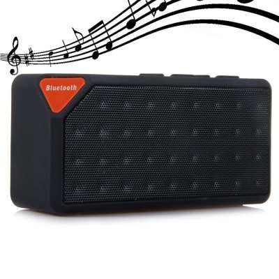 X3 Wireless Mini Bluetooth V2.1 Speaker - BLACK