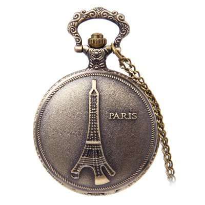 Vintage Pocket Quartz Watch  -  COPPER COLOR