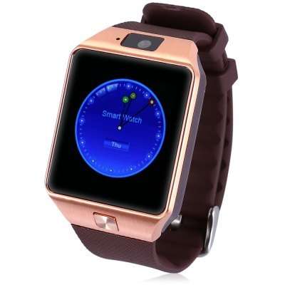 DZ09D Single SIM Smart Watch Phone  -  GOLDEN