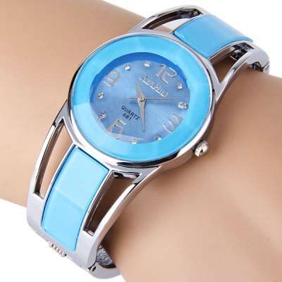 Xinhua 681 Bracelet Pattern Female Quartz Watch  -  BLUE