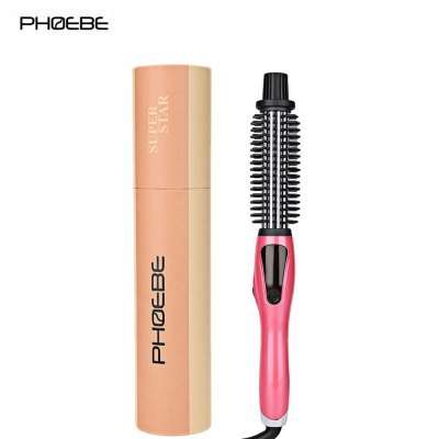 PHOEBE LM - 223 Salon Curling Iron Wave Wand Hair Curler - PINK