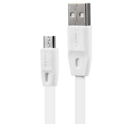 ORIGINAL REMAX Micro USB Fast Charging Data Sync Cable 2m - WHITE