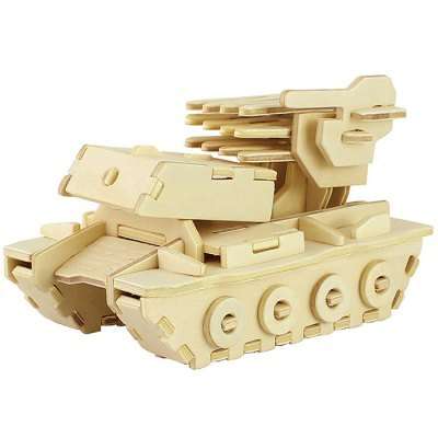 Robotime Rocket Launcher 3D Jigsaw Puzzle - Fun Gift for Brain Development