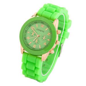 Ladies Quartz Select Fashion - Custom Made Silicone Watch - GREEN