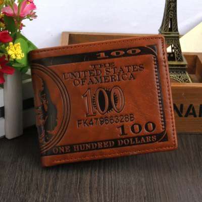 Retro Bifold Mens Wallet - US Dollar Pattern