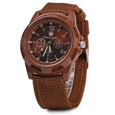 Gemius Army Male Quartz Watch  -  ARMY BROWN