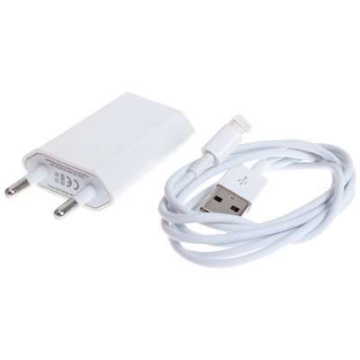 **COMBO** 8pin Charge and Data Transmit Cable with Standard Power Adapter