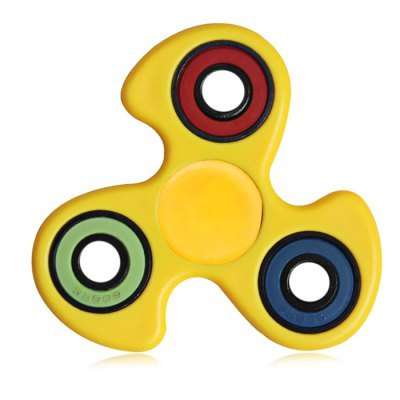FIDGET SPINNER - Focus Toy for Killing Time and Anti-stress Play thing  -  YELLOW