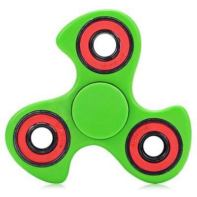 FIDGET SPINNER - Focus Toy for Killing Time and Anti-stress Play thing  -  GREEN