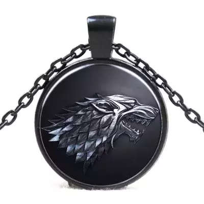 Game of Thrones House of Stark Badge Necklace