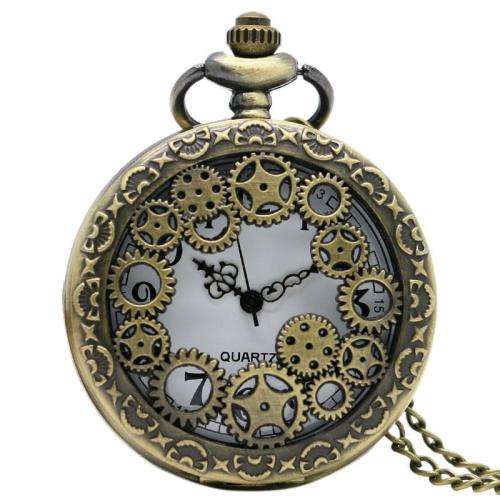 Full-Gears - Steampunk Quartz Pocket Watch