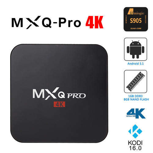 MXQ Pro 4K Ultra HD KODI Android 5.1 Lollipop TV Box