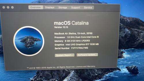 2019 MacBook Air i5 13`