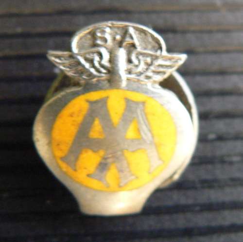 Vintage AA Buttonhole Badge