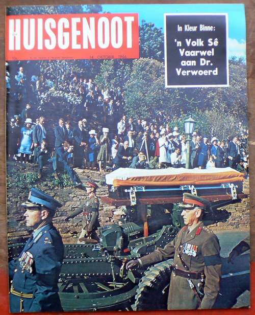 Die Huisgenoot - 14 Oktober 1966- 'n Volk Se Vaarwel aan Dr Verwoerd